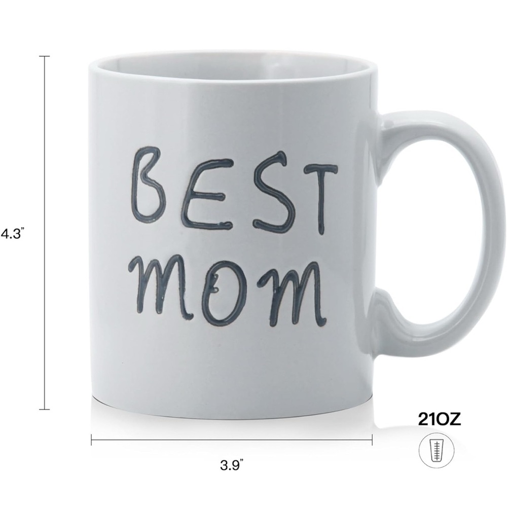 White 'Best Mom' Ceramic Mug - Picture 3 of 3